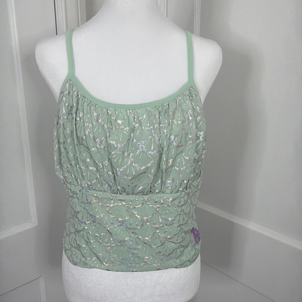 Little Mermaid Top Her Universe XL Disney Princess Crop Tank Cami Fairy